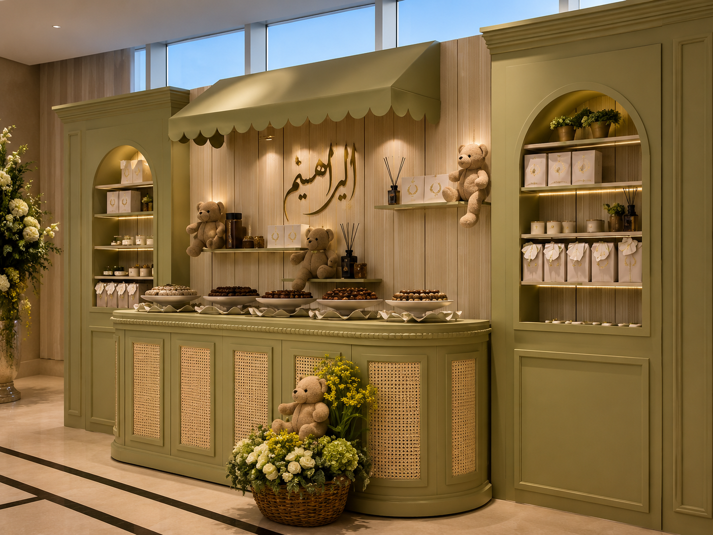 WoodCraft Decor gift boutique counter display