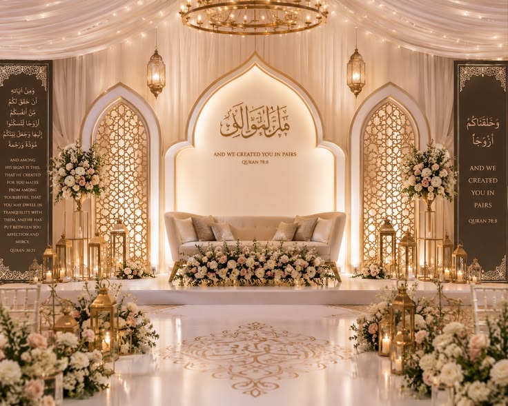 WoodCraft Decor luxury wedding stage design